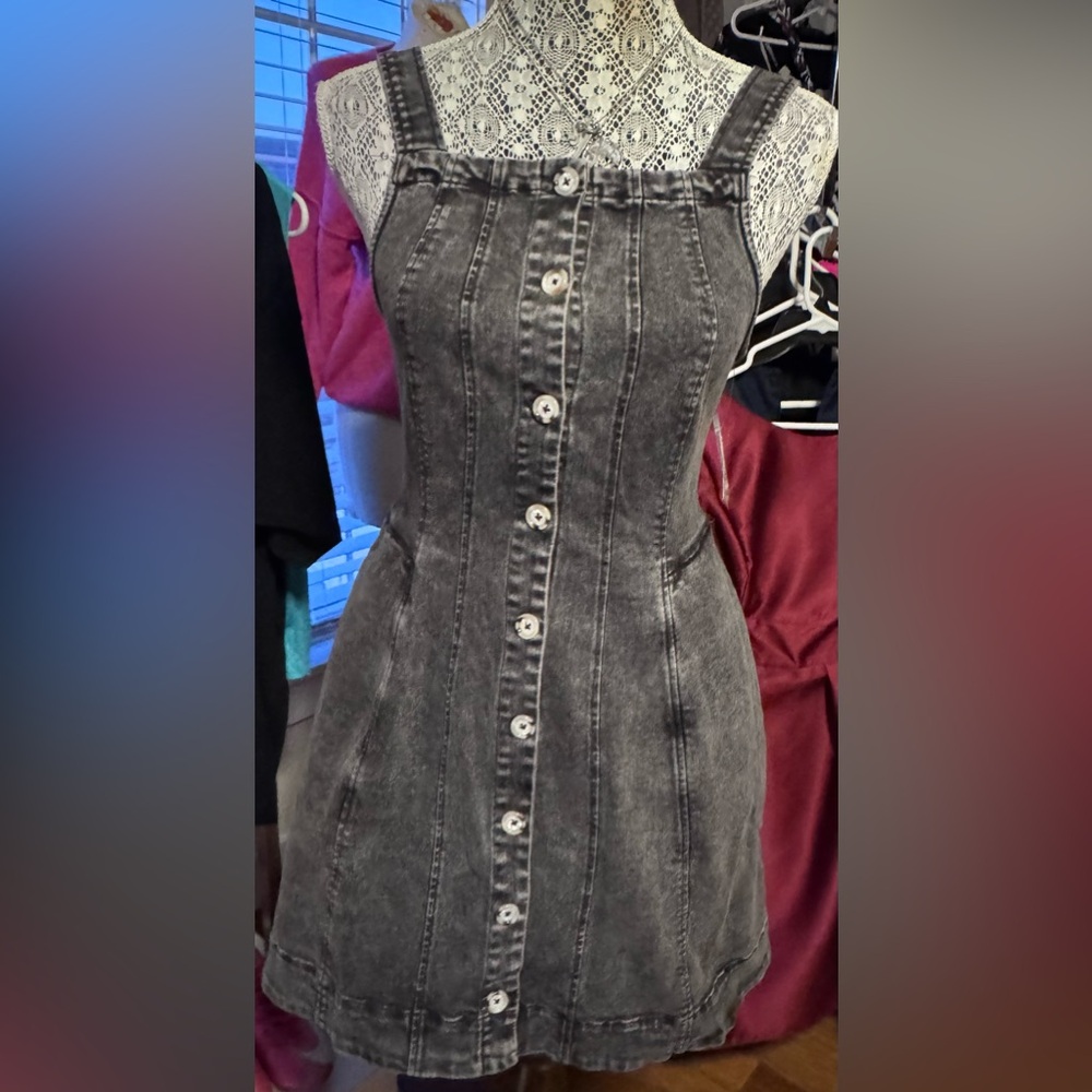 FREE PEOPLE DRESS Black. - Picture 2 of 6